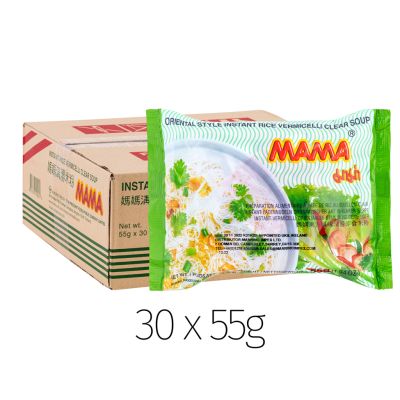 Mama Instant Rice Vermicelli Clear Soup Box (30Pcs) 媽媽 東方風味清湯即食米粉 30pcs