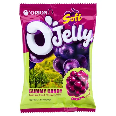 Orion O'Jelly Gummy Candy Grape Flavor