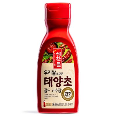 Haechandle Red Hot Pepper Paste Gochujang (Tube) 태양초 골드 고추장