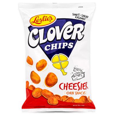 Leslie's Clover Chips Corn Snacks (Cheesier)