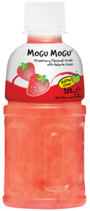 Mogu Mogu Strawberry Flavoured Drink With Nata De Coco