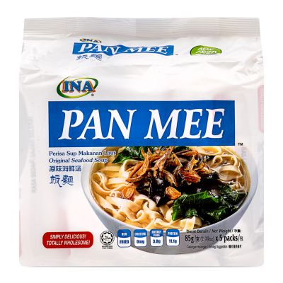 INA Pan Mee Original Seafood Soup 原味海鮮湯板麵