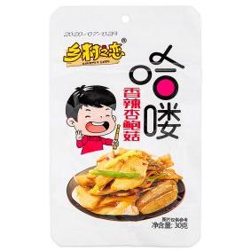 Country Love King Oyster Mushroom Snack (Spicy) 鄉村之戀 香辣杏鮑菇