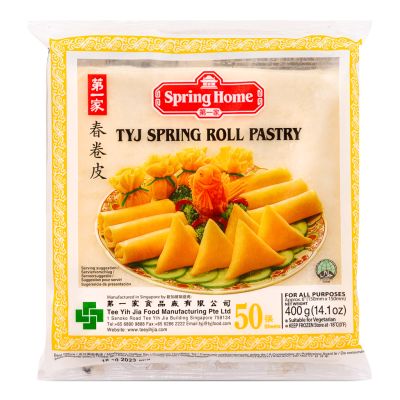Spring Home Tyj Spring Roll Pastry (S - 50 Sheets) 第一家 春卷皮 (小 - 50張)