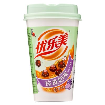 ST Instant Milk Tea Drink With Tapioca Pearl (Taro Flavour) 喜之郎 優樂美 珍珠奶茶 (芋頭味)