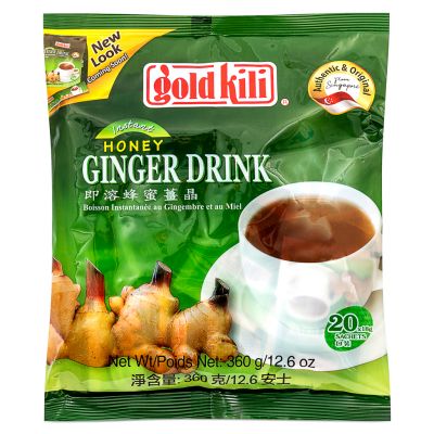 Gold Kili Instant Honey Ginger Drink 金麒麟 即溶蜂蜜姜晶