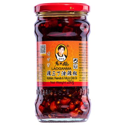 Laoganma Kohlrabi, Peanut & Tofu In Chilli Oil 老乾媽 辣三丁油辣椒