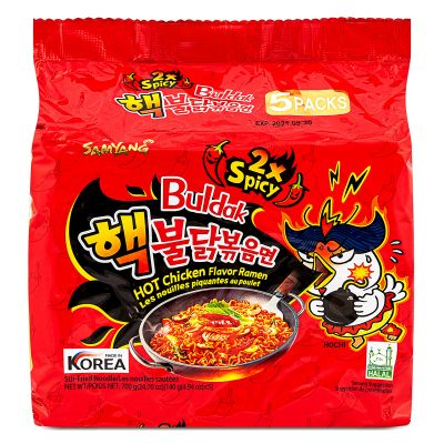 Samyang Hot Chicken Flavour Ramen (2x Spicy) Multipack