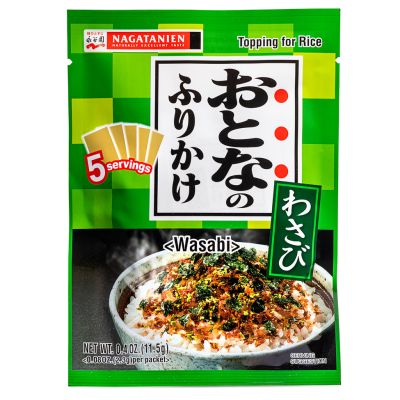 Nagatanien Topping for Rice Oton-ano Furikake (Wasabi) おとなのふりかけ (わさび)