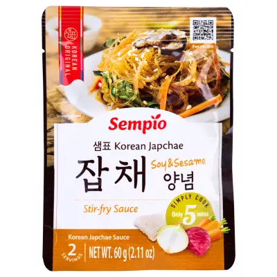 Sempio Korean Japchae Stir-Fry Sauce (Soy & Sesame) 잡채 양념