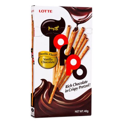 Lotte Toppo Vanilla Chocolate Crispy Pretzel