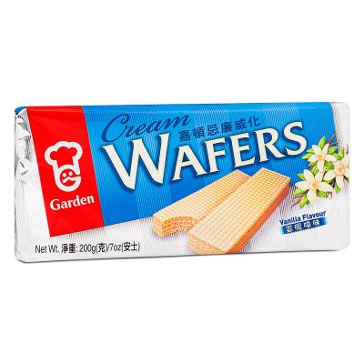 GARDEN Cream Wafers (Vanilla Flavour) 嘉頓 忌廉威化 (雲呢拿味)