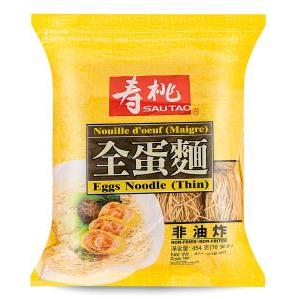 Sau Tao Egg Noodles (Thin) 壽桃牌 全蛋幼麵