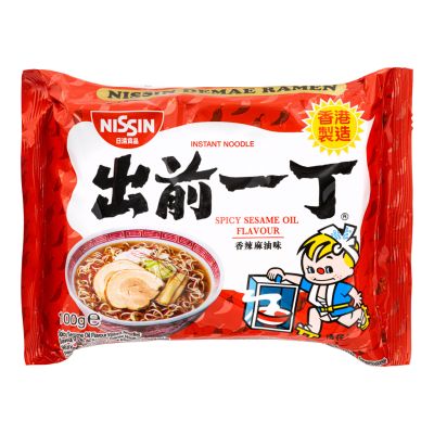 Nissin Spicy Sesame Oil Flavour Noodles 出前一丁 香辣麻油味