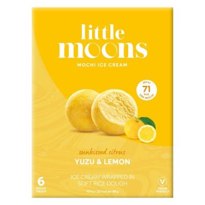 Little Moons Mochi Ice Cream - Yuzu & Lemon
