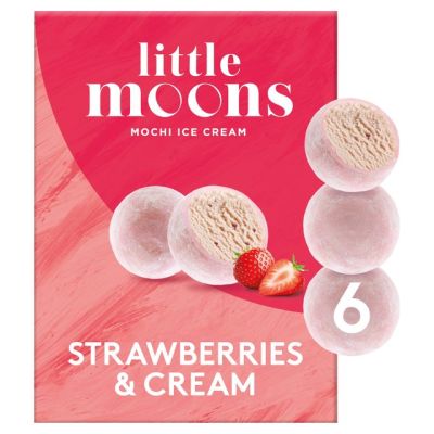Little Moons Mochi Ice Cream - Strawberries & Cream