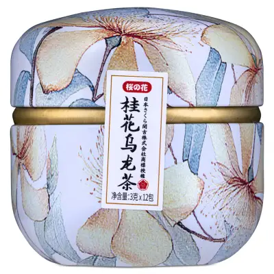 Osmanthus Oolong Tea (3g x 12bags ) 桂花烏龍茶 鐵罐裝