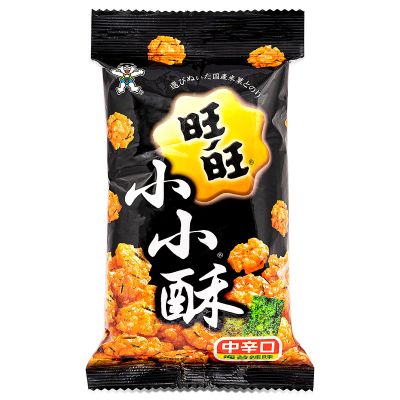 Want Want Mini Fried Rice Crackers (Seaweed Flavour) 旺旺 小小酥 (海苔辣味)