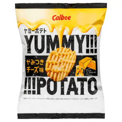 Calbee Yummy Potato Chips Cheese Flavour (JPN)