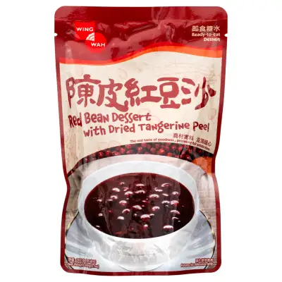 Wing Wah Red Bean Dessert with Dried Tangerine Peel 榮華 陳皮紅豆沙