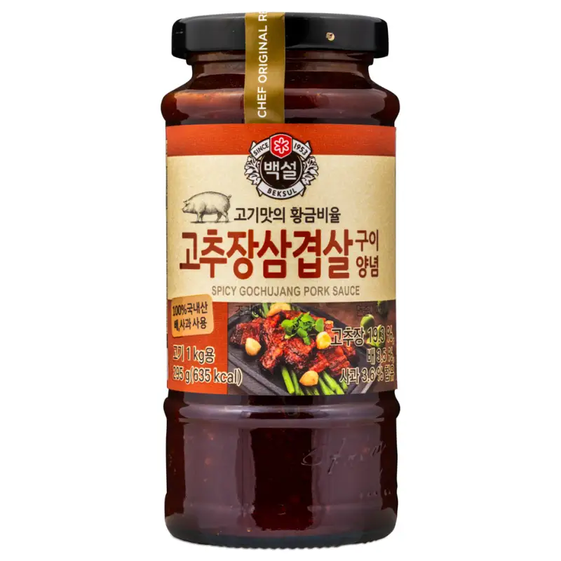 Click Here To Enlarge This Photo Of Beksul Spicy Gochujang Pork Sauce