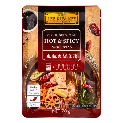 Lee Kum Kee Sichuan Style Hot & Spicy Soup Base 李錦記 麻辣火鍋上湯