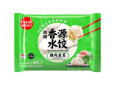 Freshasia Dumplings (Pork & Chive) 香源 經典水餃 (猪肉韭菜)