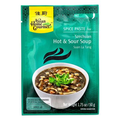 Asian Home Gourmet Spice Paste for Szechuan Hot & Sour Soup Suan La Tang - Hot