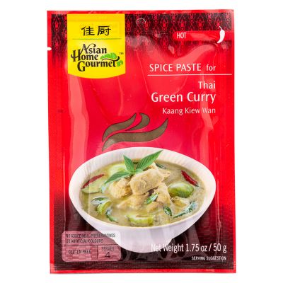 Asian Home Gourmet Spice Paste for Thai Green Curry Kaang Kiew Wan - Hot