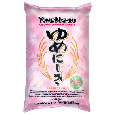Yume Nishiki Super Premium Short Grain Rice ゆめにしき 5kg