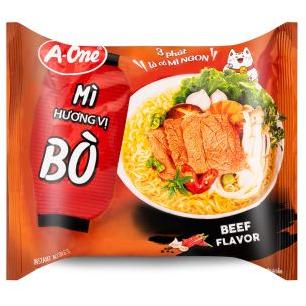 A-One Beef Flavour Noodles 牛肉麵