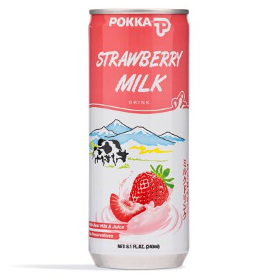 Pokka Strawberry Milk Drink 草莓牛奶